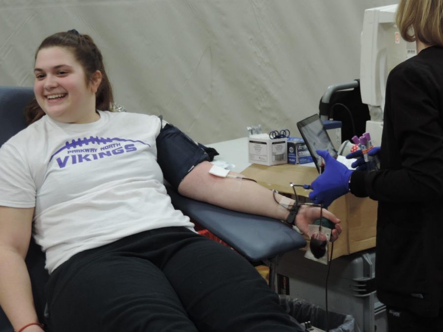 NHS, Students Give Back With Blood Drive