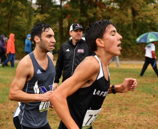 Petrofsky runs in the districts meet at Brookdale Farms on Oct. 26. “I was really disappointed when I failed to make it past districts because I was so determined from the very beginning only to end my high school career without going to state.”
