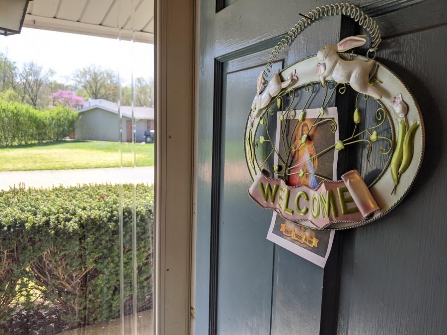 Some PNH students and staff decorate their doors with Easter or Passover decorations. Due to the stay at home order, many plans for these religious holidays have been changed. 