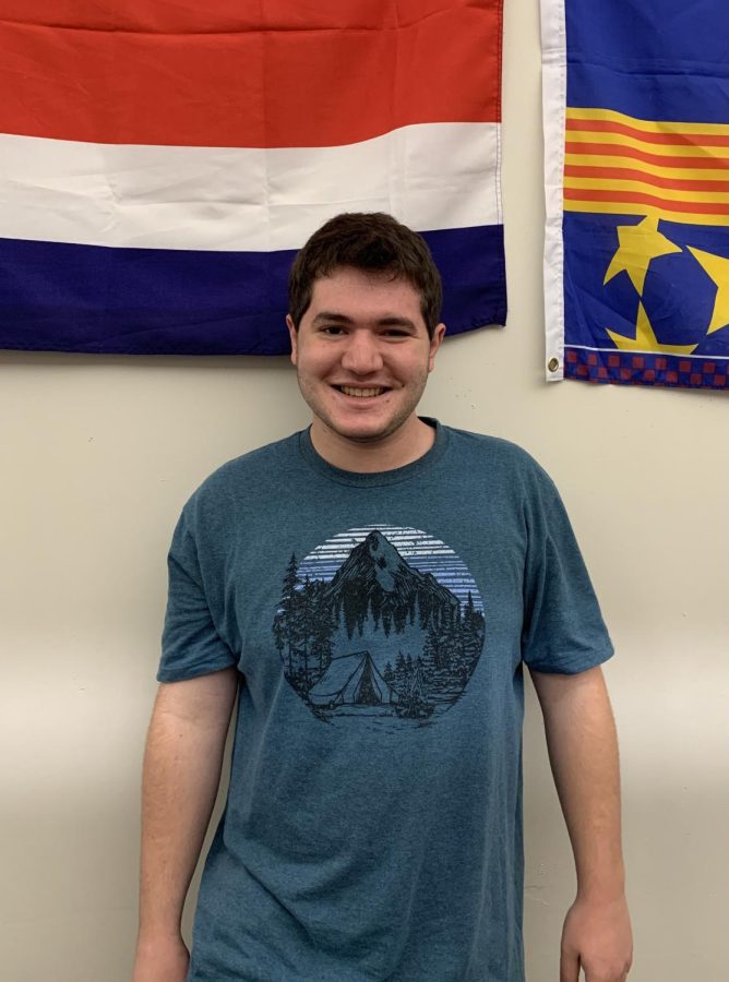 Senior Andrew Goldberg: My favorite dessert is Breyers chocolate ice cream with Reese’s Peanut Butter Cups mixed in it. The mixture of chocolate and peanut butter is just really good.