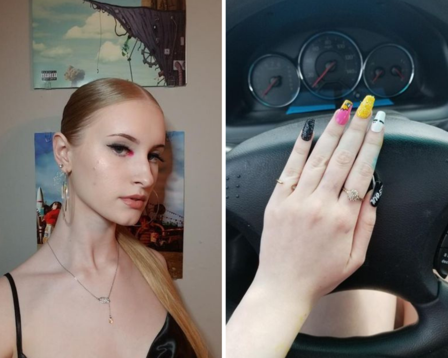 Senior Zoë Frost started doing and practicing nails two years ago, back in 2019. “If you feel strongly about who you are or want to do, go for it. If you want to do something [in your career], do it even if it isn’t considered a good or reliable work field to go into. You will only go as far as you wish,” said Frost. “If you enjoy and love what you are doing, you are limitless in what you do.”