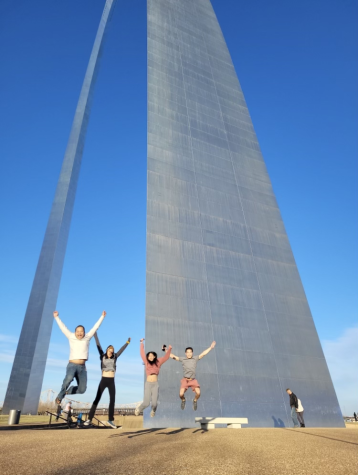 Freshman Sophie Wong: “I saw lots of family over break. I also went to the St. Louis Arch. I have visited multiple times, but this was my first time going inside and experiencing what it’s like.”