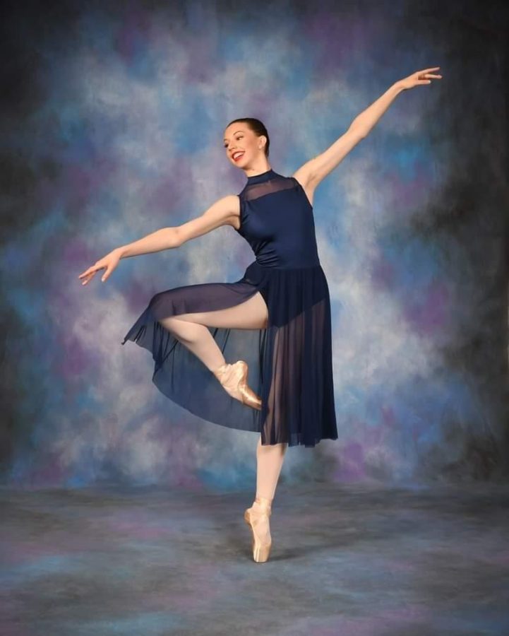 Senior+Emily+Hacker+started+doing+ballet+when+she+was+three+years+old.+%E2%80%9CI+have+three+older+sisters+who+all+started+ballet+at+my+studio+at+that+same+age%2C+so+it+was+almost+tradition+for+me+to+start+too%2C+said+Hacker.+Having+receiving+a+few+platinum+titles+for+her+solos+and+competitions%2C+she+currently+holds+the+title+of+Principal+dancer.