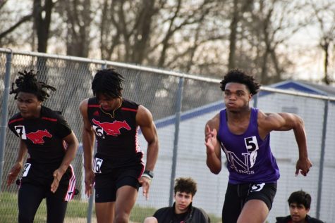Athletes compete in first track and field meet of the year
