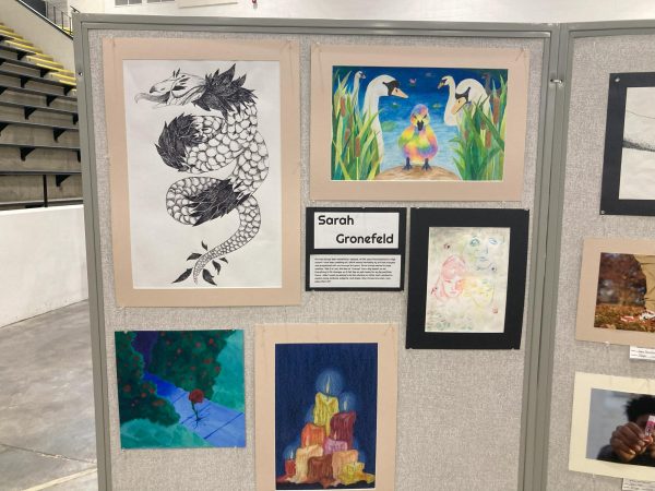 Students Display Work at District Art Show